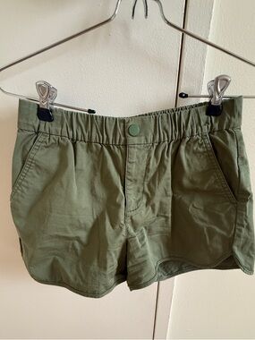J. Crew Olive Green Shorts with Elastic Waist